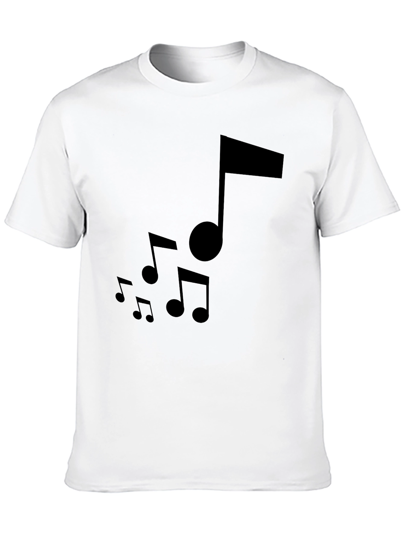 Musical Note Black T-Shirt - Stylish Graphic Tee