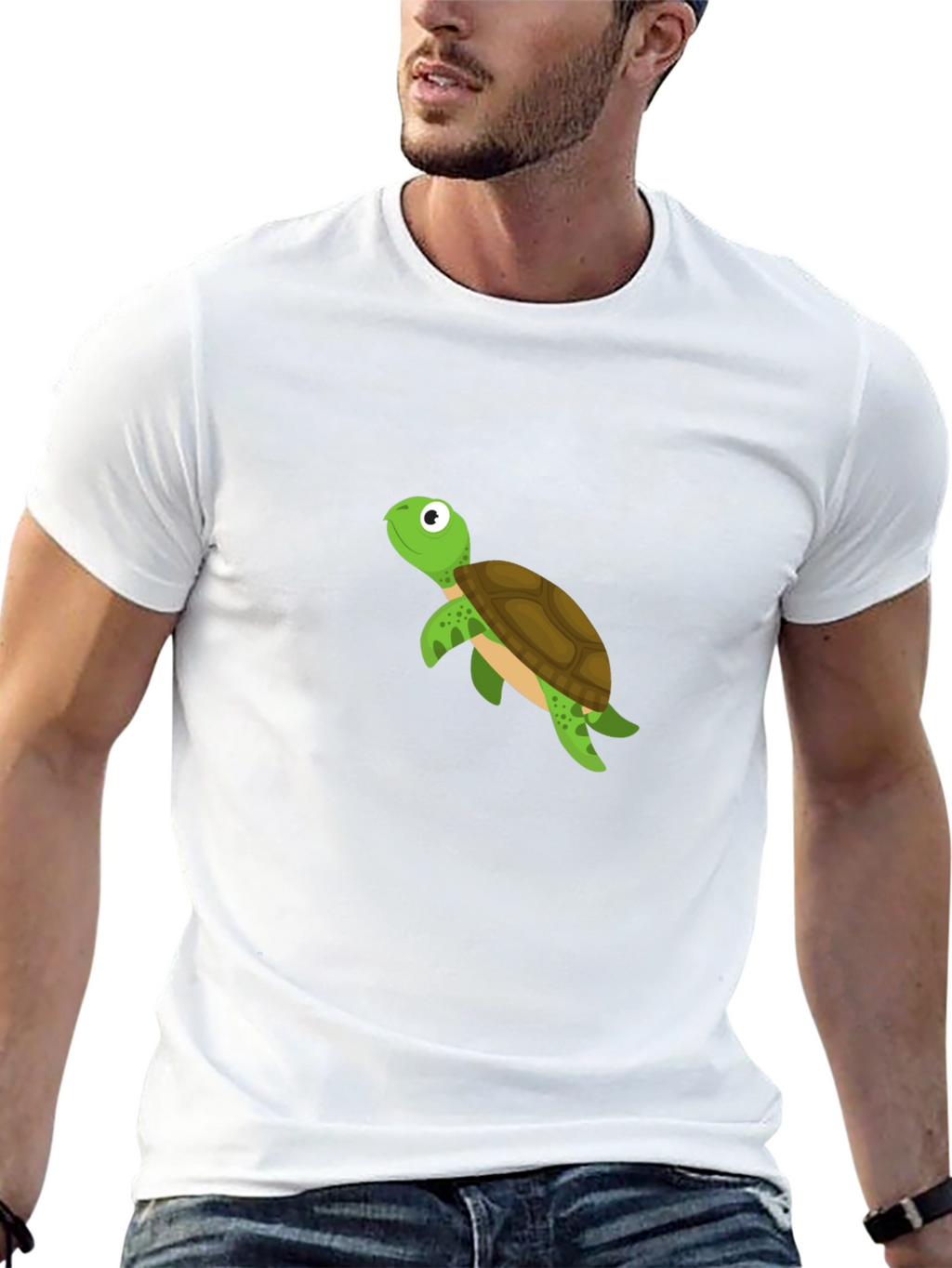 Turtle Graphic Tee - Mens Black T-Shirt