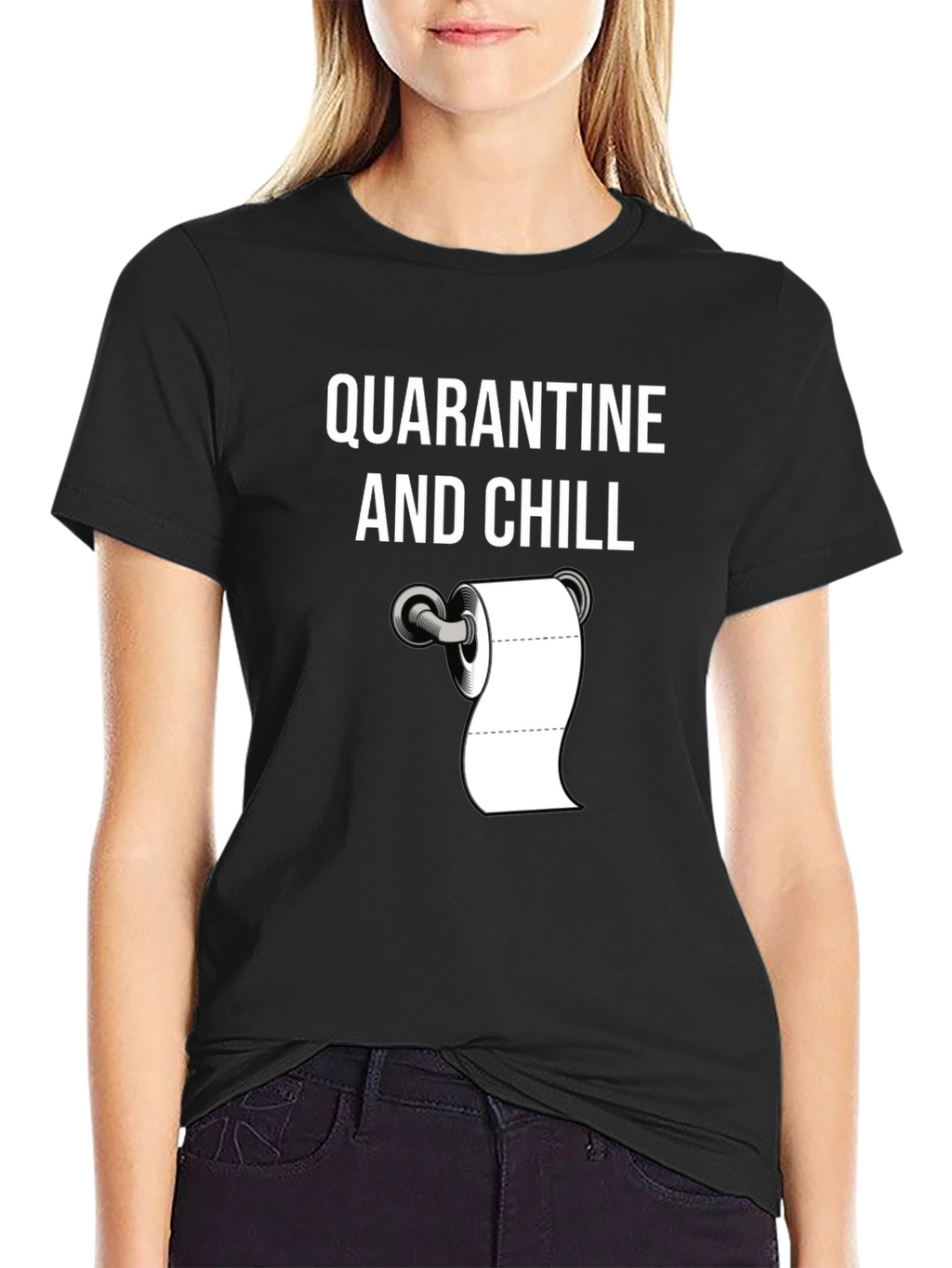 Quarantine and Chill T-Shirt Novelty Humor Tee