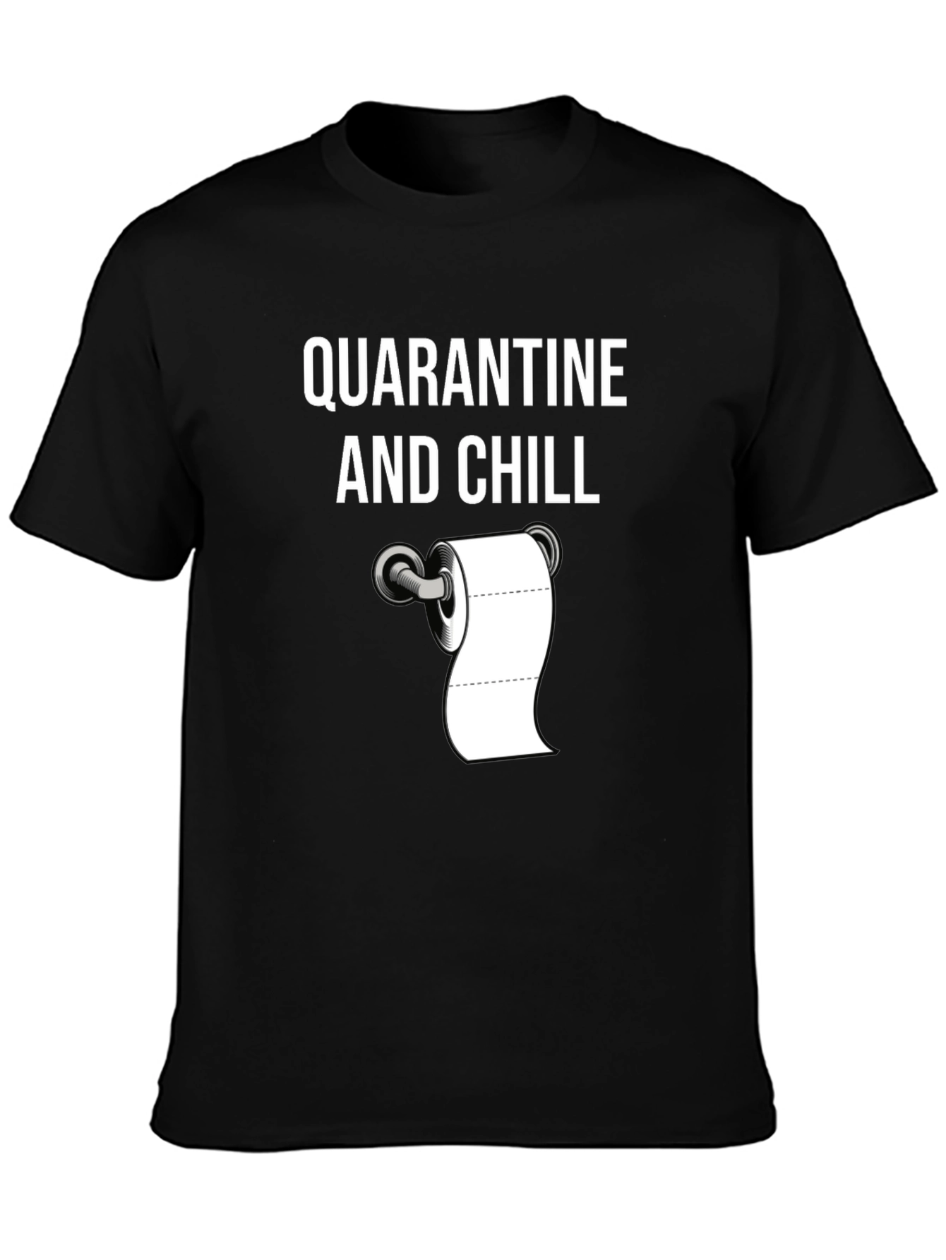 Quarantine and Chill T-Shirt Novelty Humor Tee