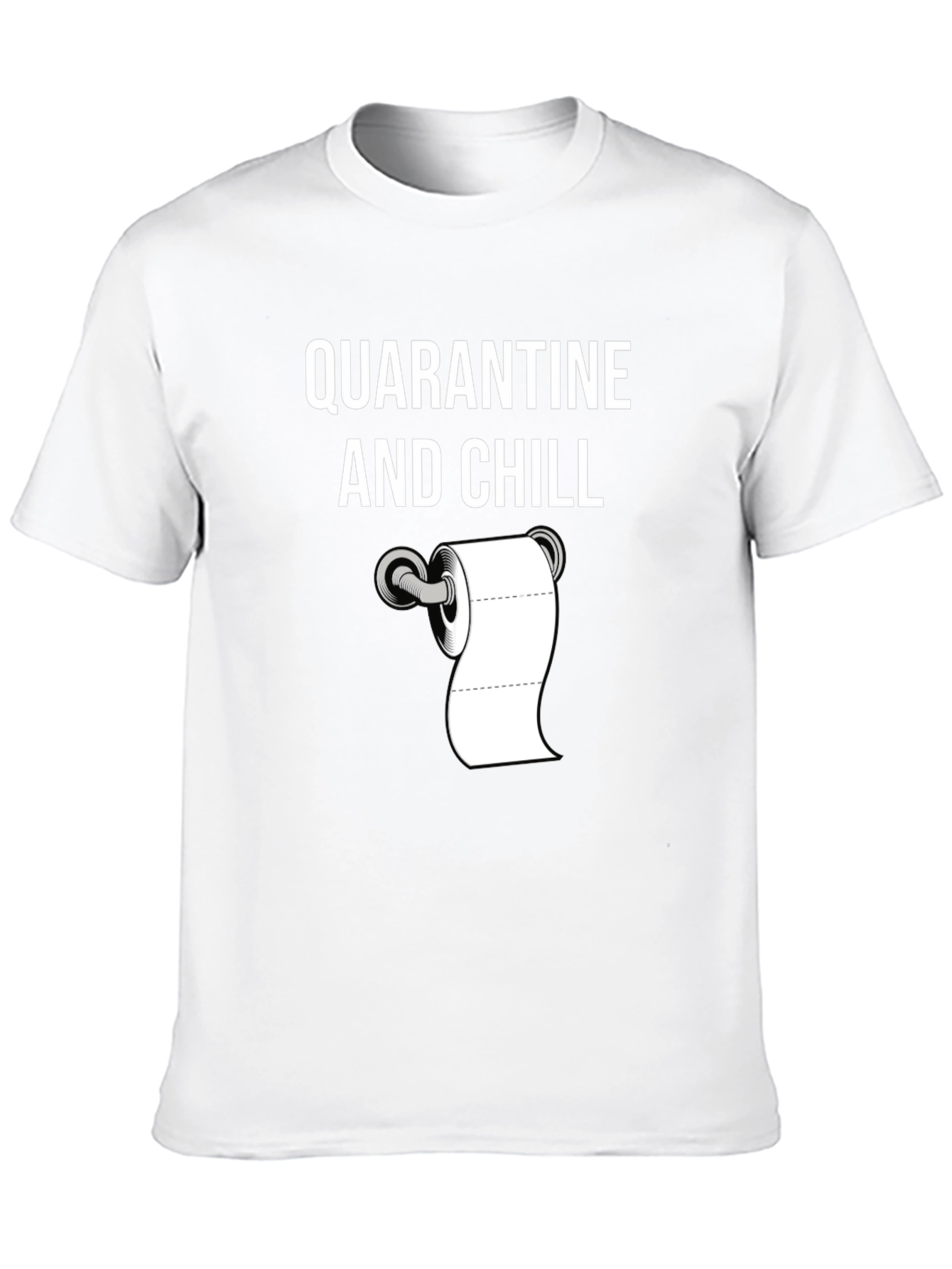 Quarantine and Chill T-Shirt Novelty Humor Tee