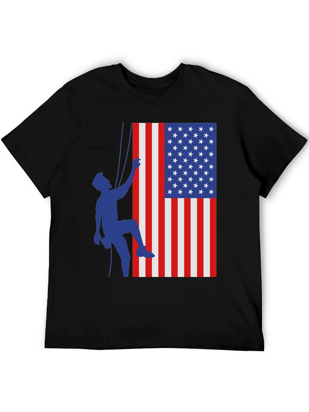 USA Climbing Patriotic Graphic Tee