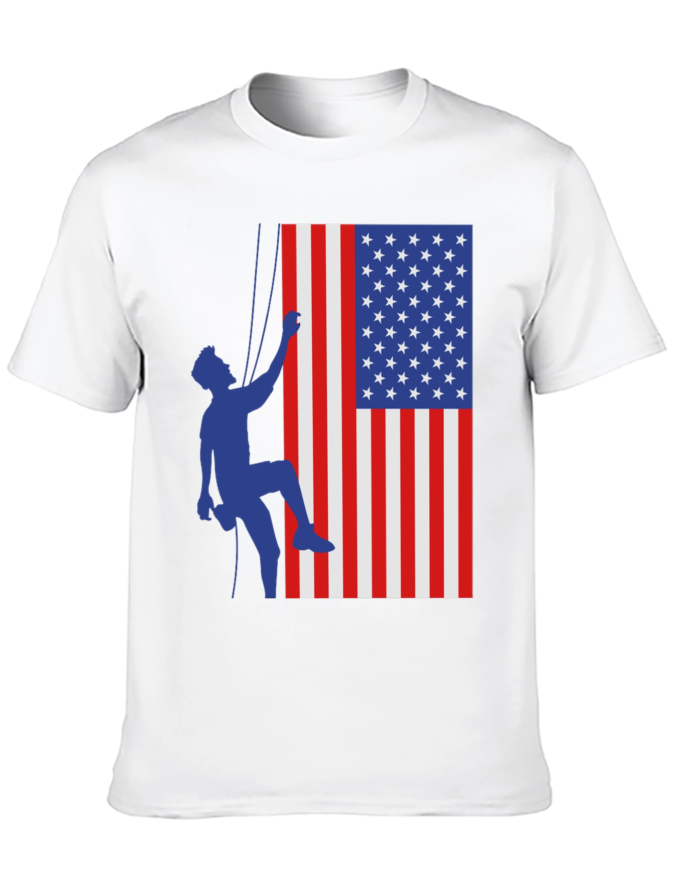 USA Climbing Patriotic Graphic Tee