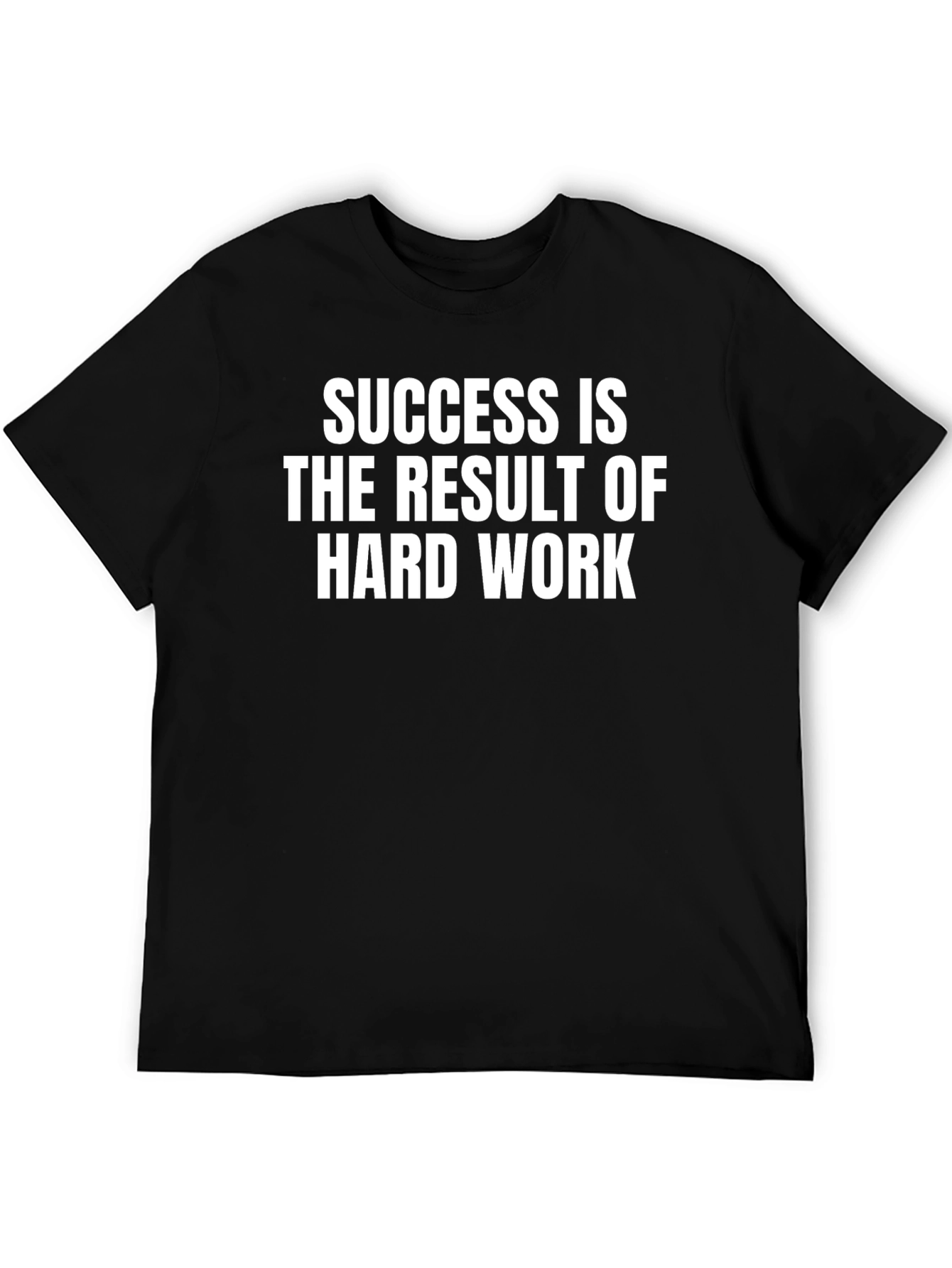 Success is Hard Work Black Graphic Tee