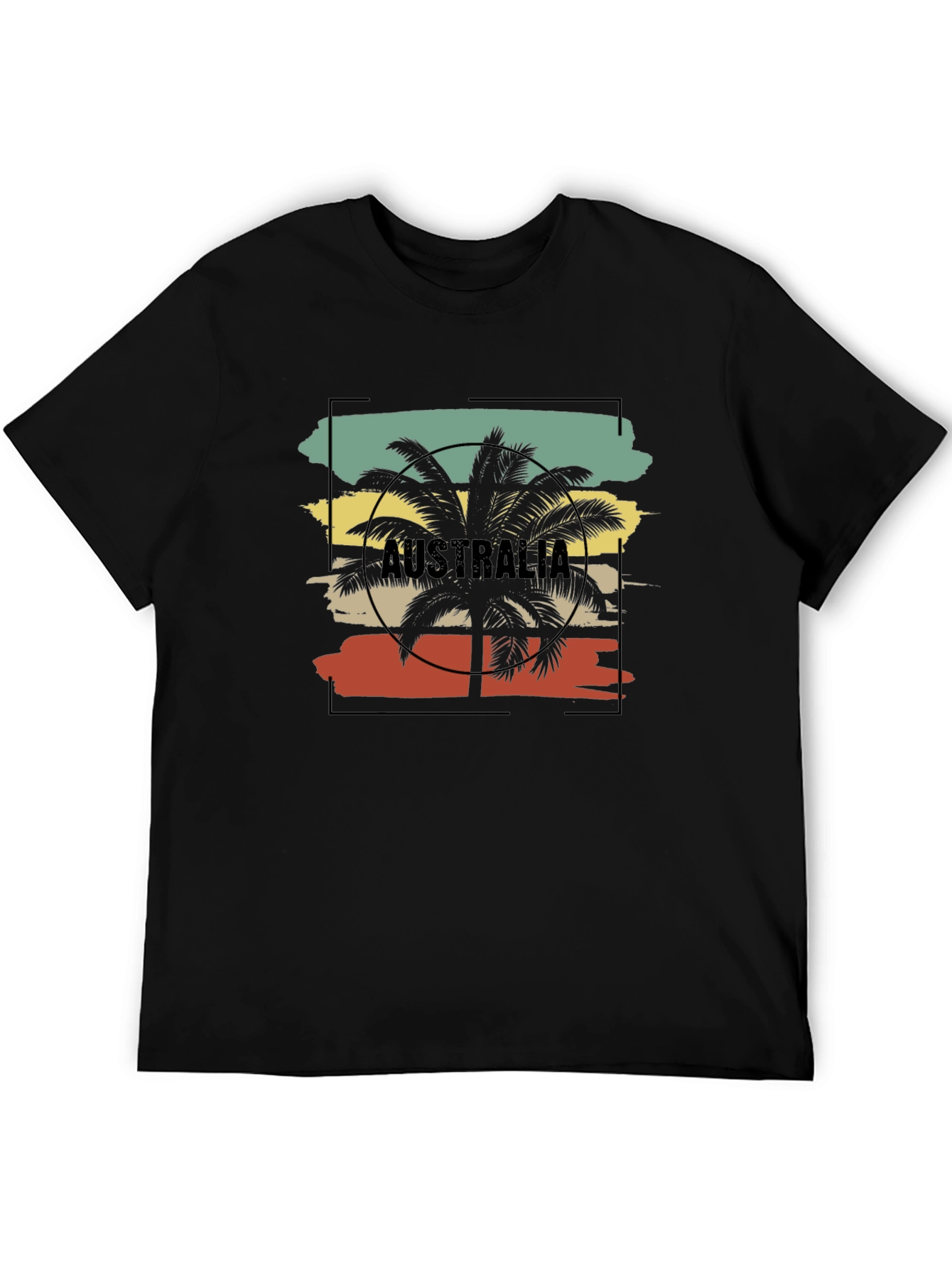 Australia Palm Tree Graphic T-Shirt