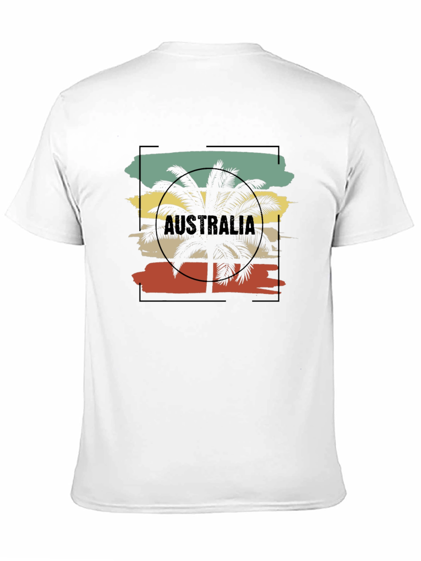 Australia Palm Tree Graphic T-Shirt