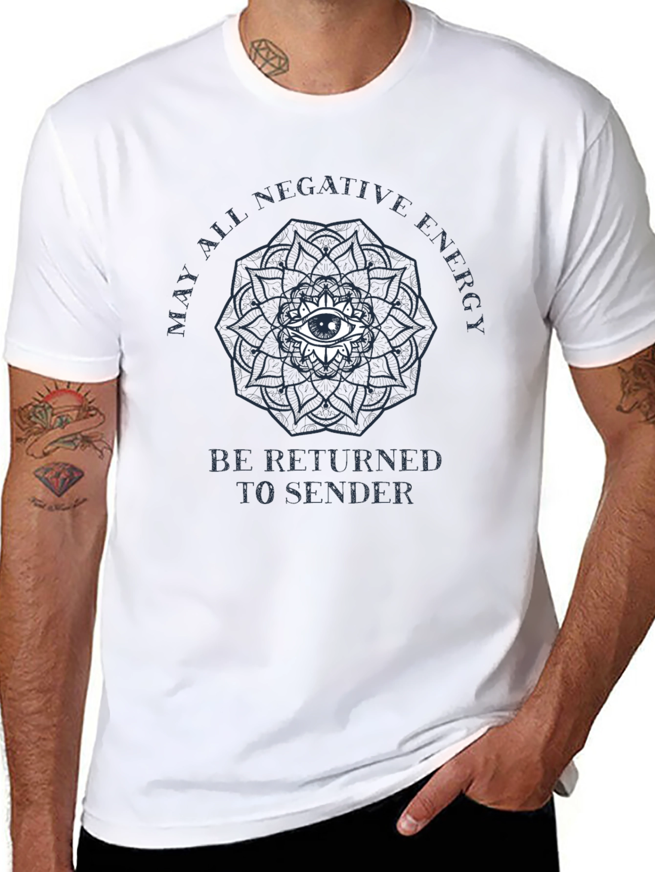 Negative Energy Return to Sender Graphic Tee