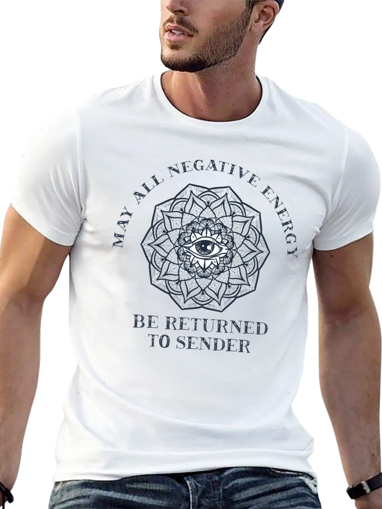 Negative Energy Return to Sender Graphic Tee