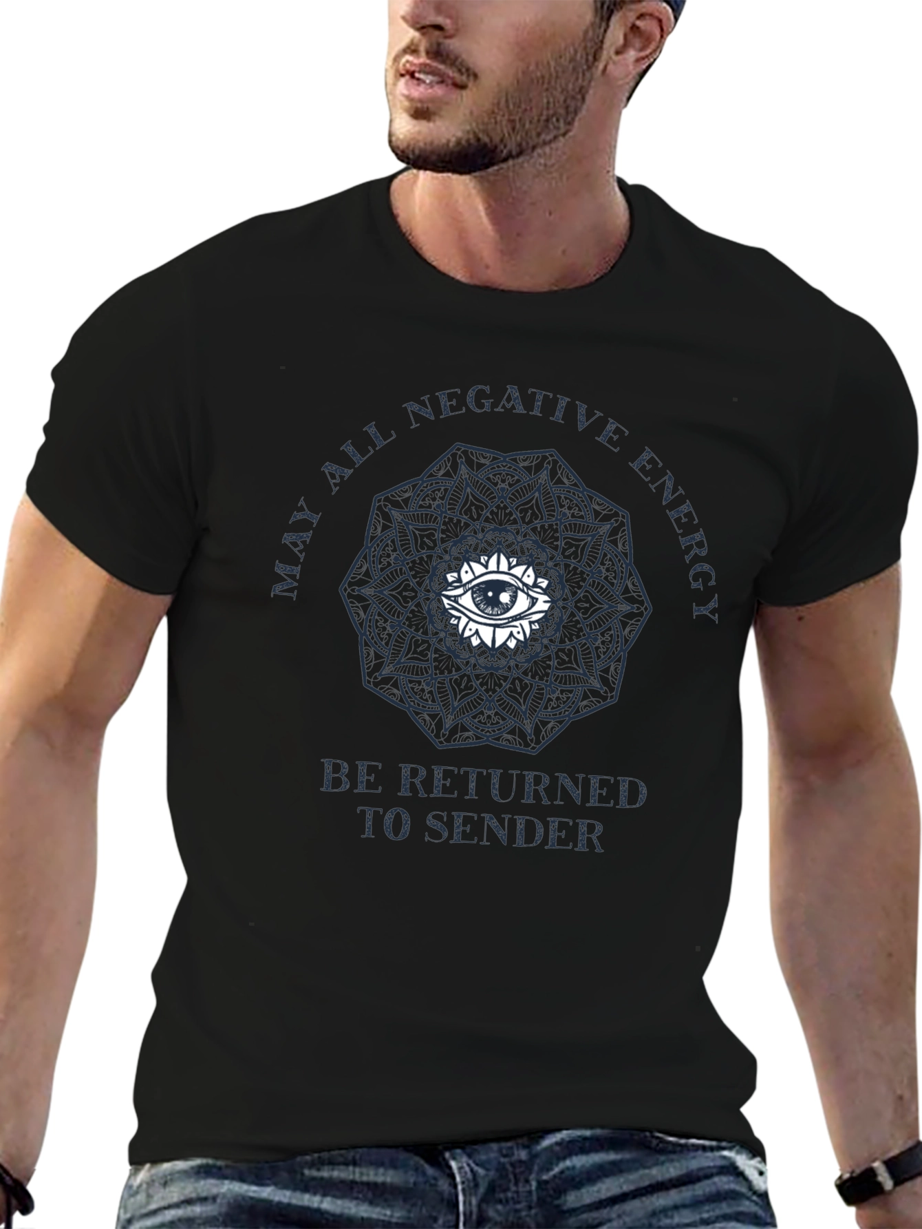 Negative Energy Return to Sender Graphic Tee