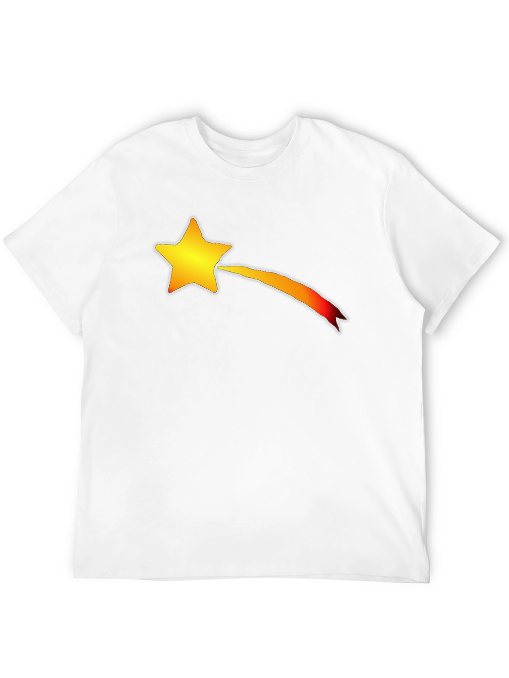 Shooting Star Graphic T-Shirt - Black