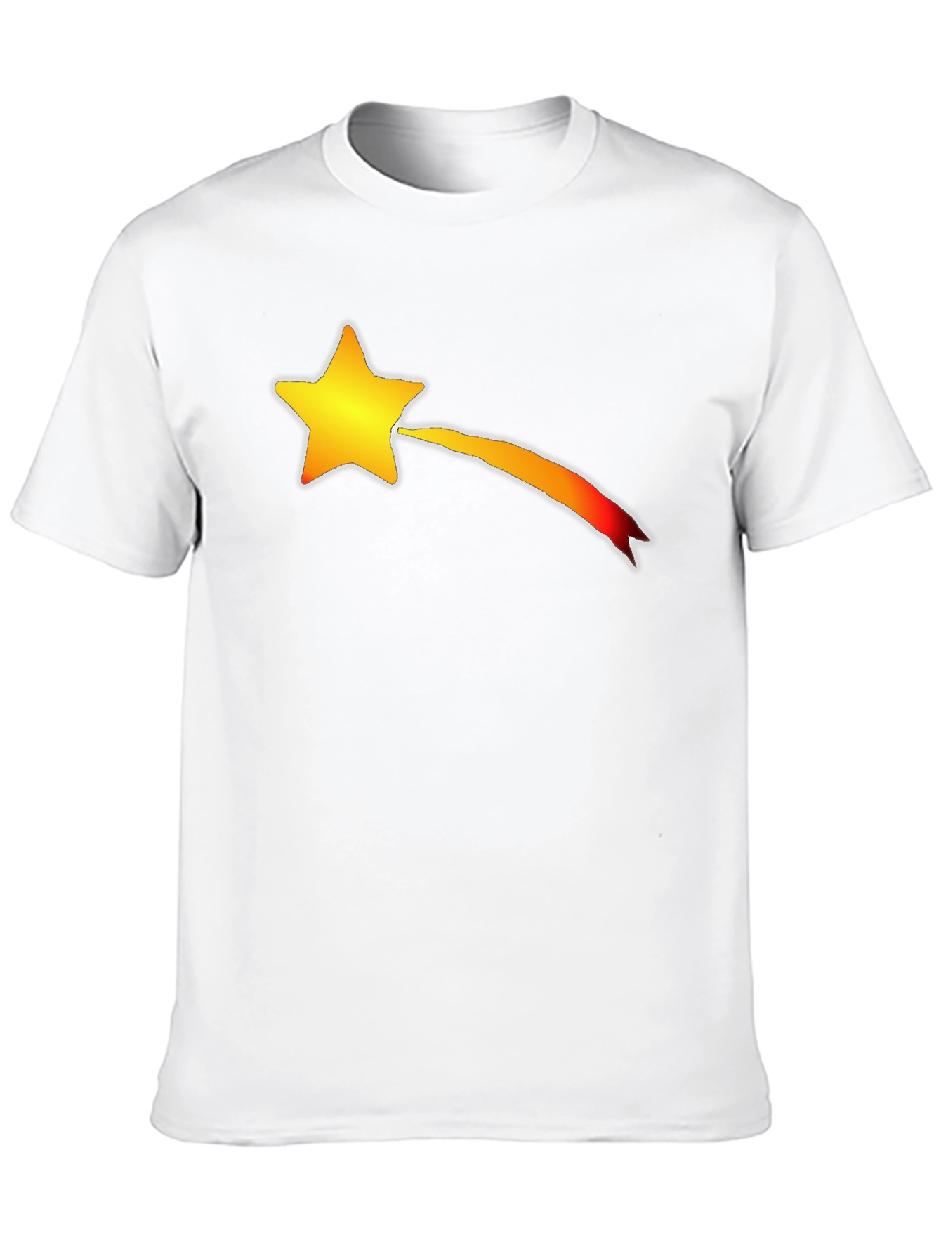 Shooting Star Graphic T-Shirt - Black