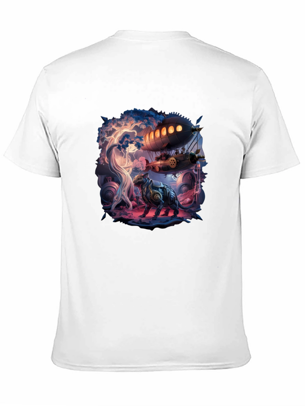 Steampunk Fantasy Art Graphic Tee
