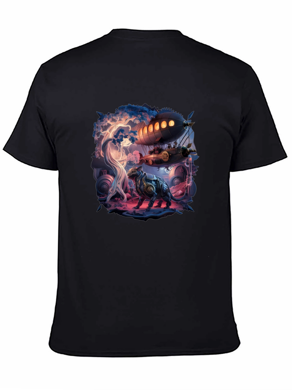 Steampunk Fantasy Art Graphic Tee