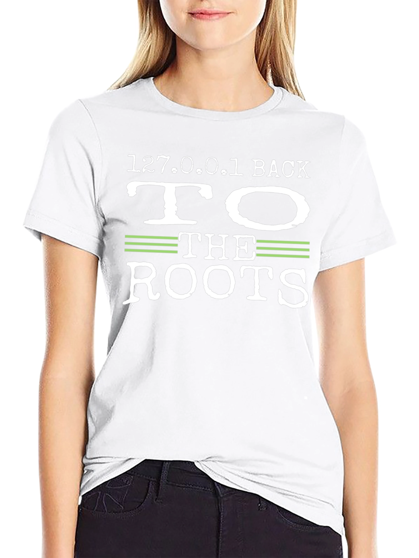 127.0.0.1 Back to the Roots Black T-Shirt