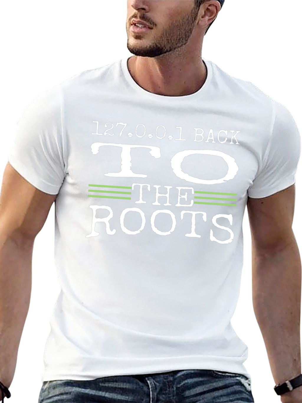 127.0.0.1 Back to the Roots Black T-Shirt