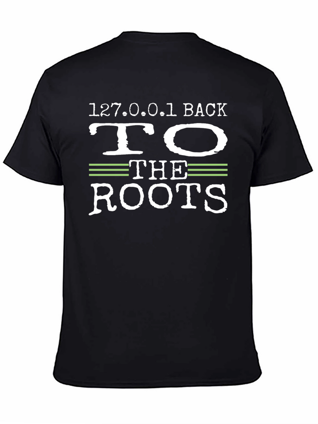 127.0.0.1 Back to the Roots Black T-Shirt