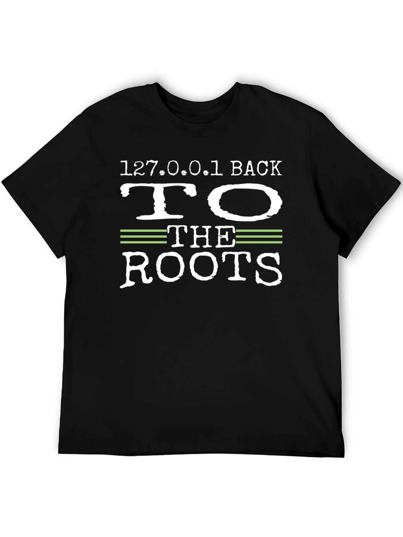 127.0.0.1 Back to the Roots Black T-Shirt