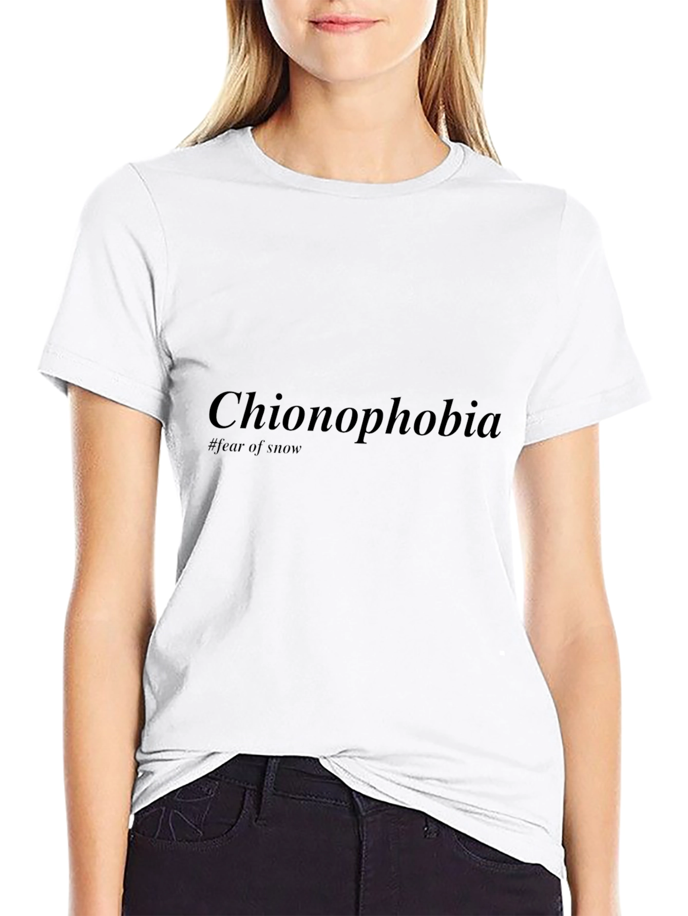 Chionophobia Fear of Snow T-Shirt