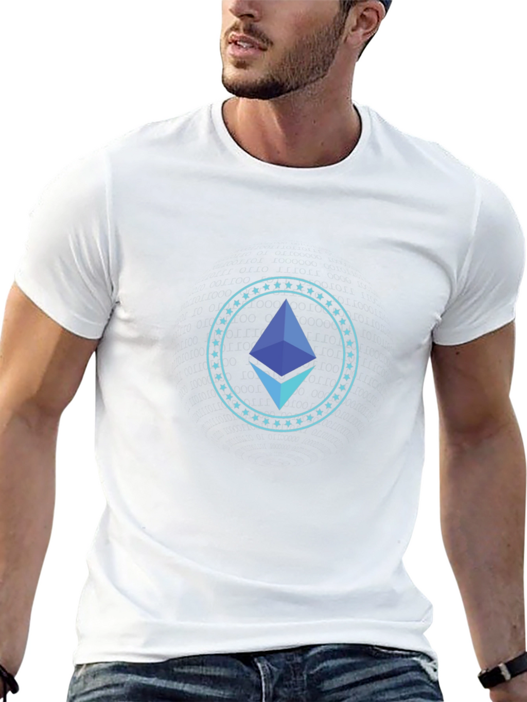 Ethereum Crypto Black T-Shirt - Stylish & Modern
