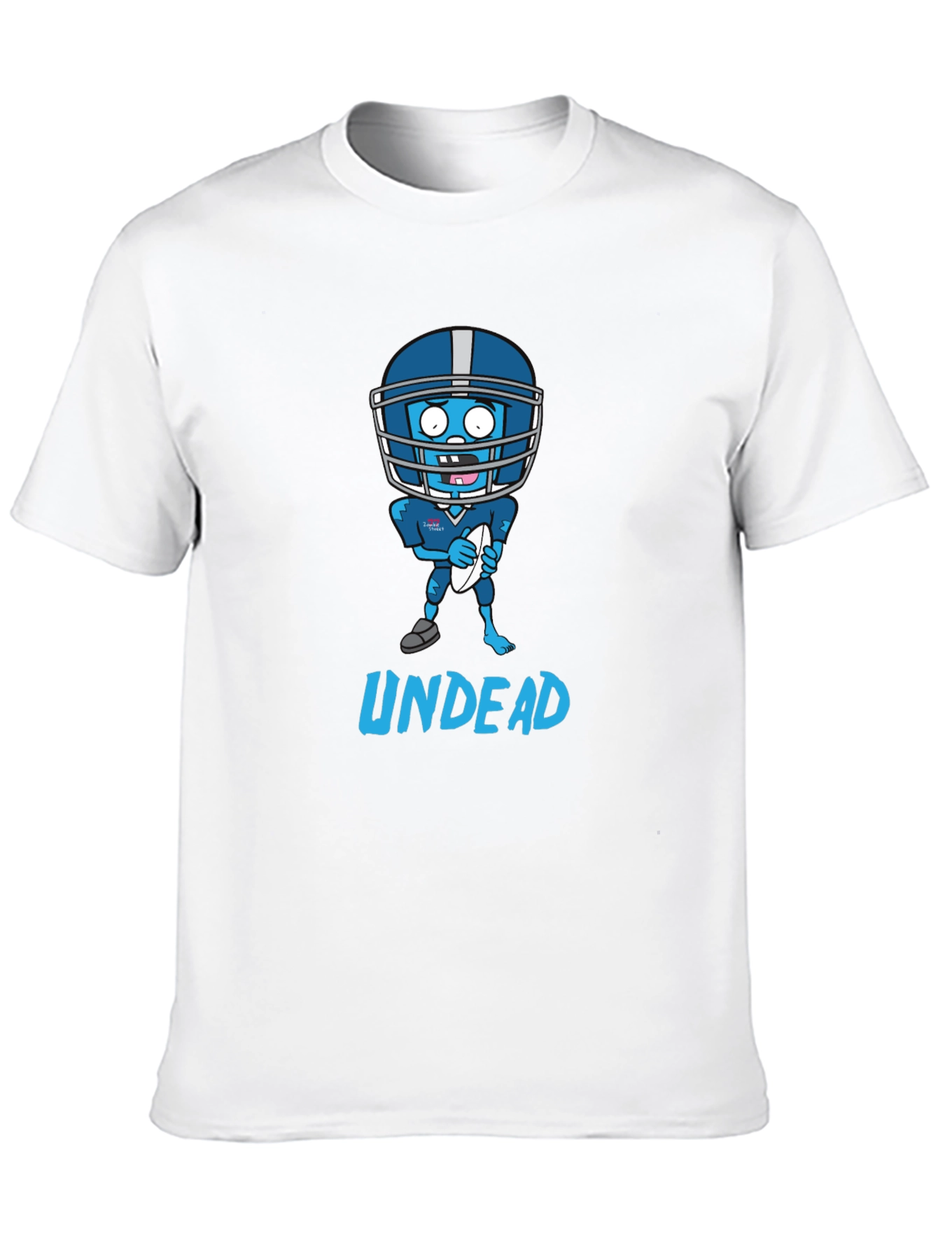 Zombie Football T-Shirt - Undead Athlete Design