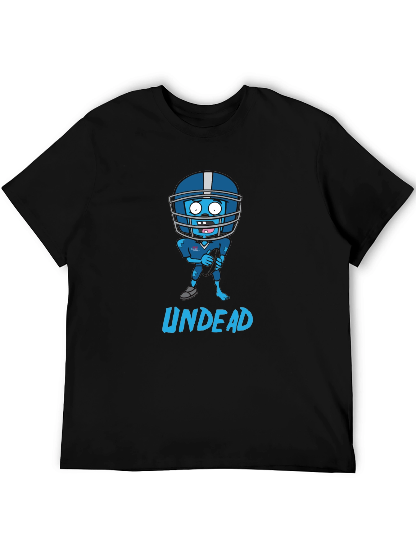 Zombie Football T-Shirt - Undead Athlete Design