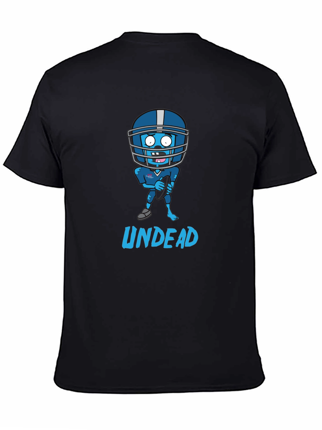 Zombie Football T-Shirt - Undead Athlete Design