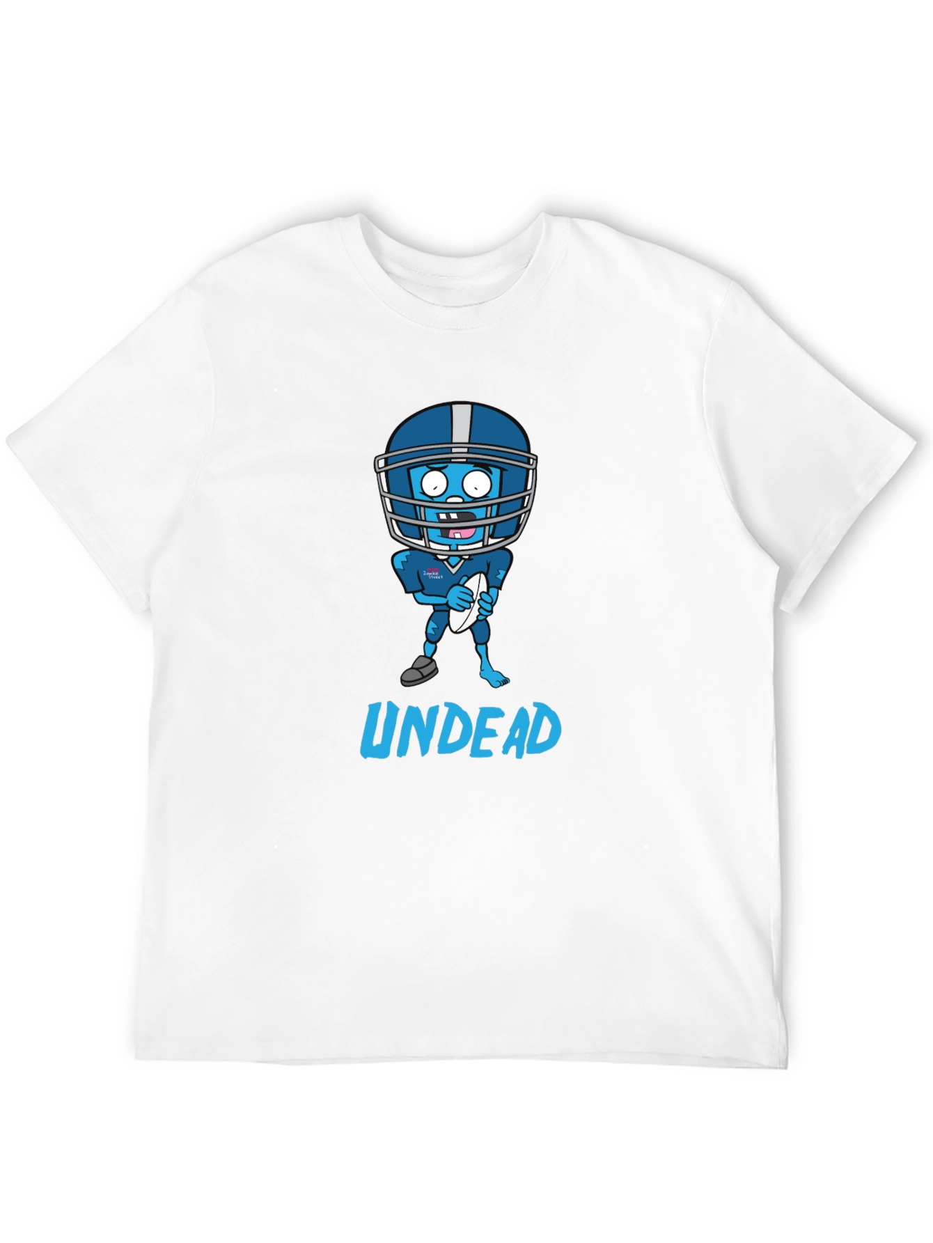 Zombie Football T-Shirt - Undead Athlete Design
