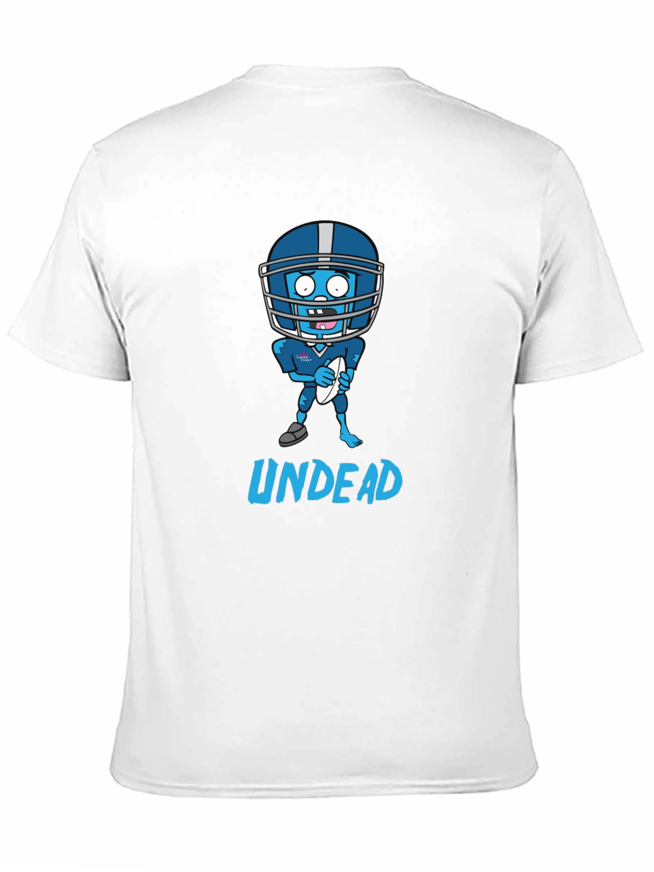 Zombie Football T-Shirt - Undead Athlete Design