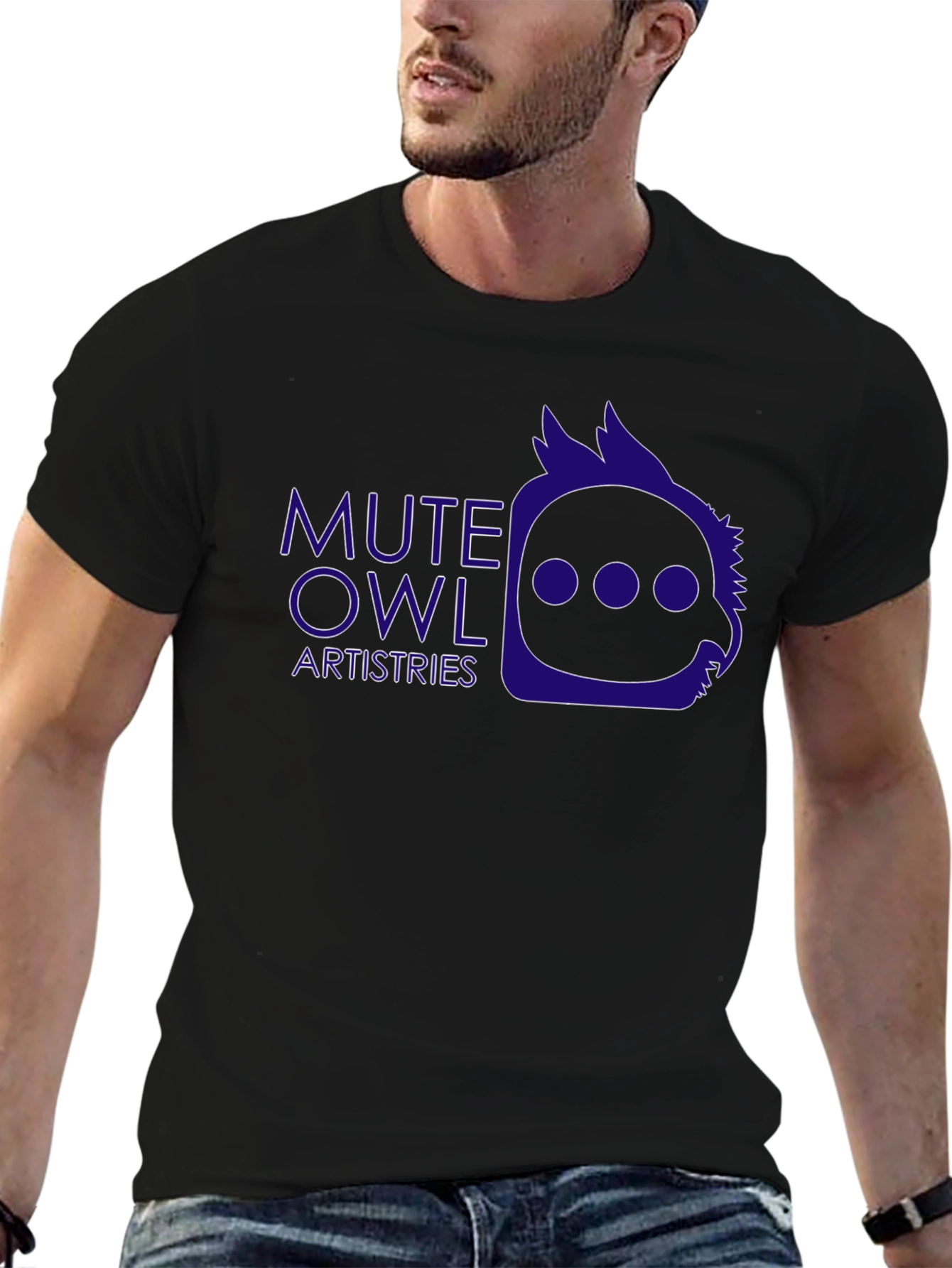 Mute Owl Artistries Graphic Tee - Black