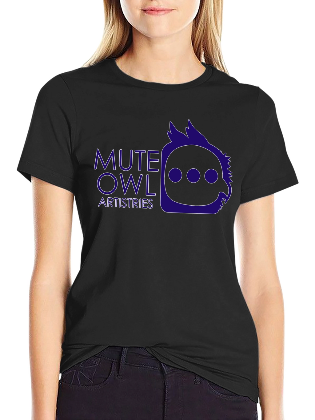 Mute Owl Artistries Graphic Tee - Black