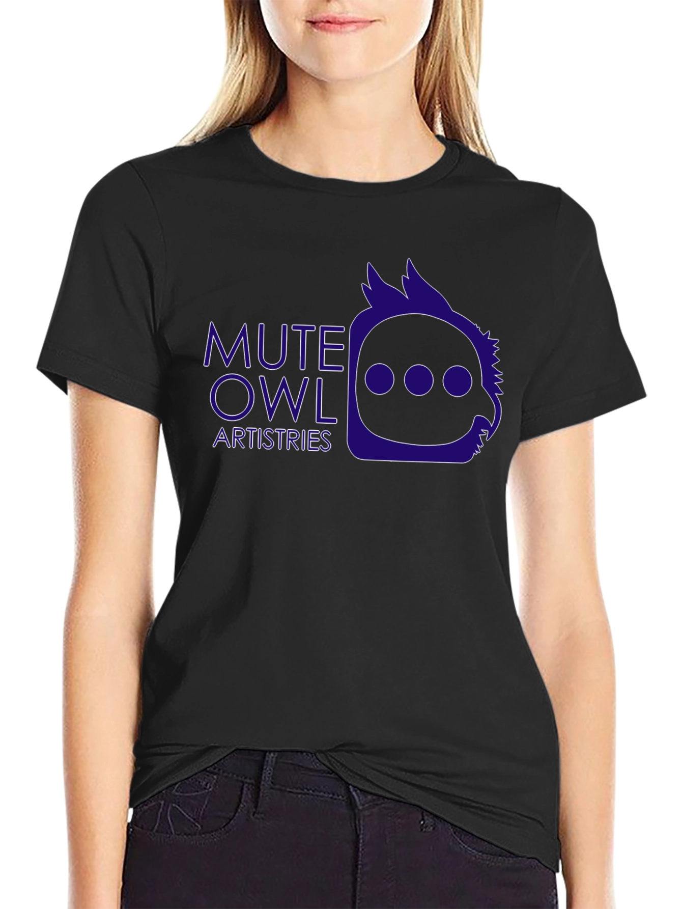 Mute Owl Artistries Graphic Tee - Black