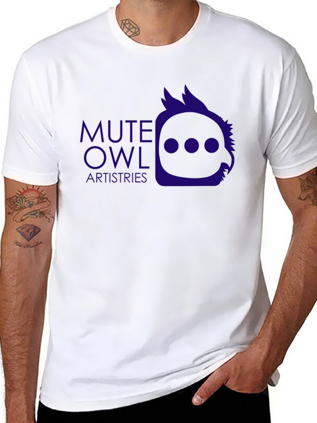 Mute Owl Artistries Graphic Tee - Black