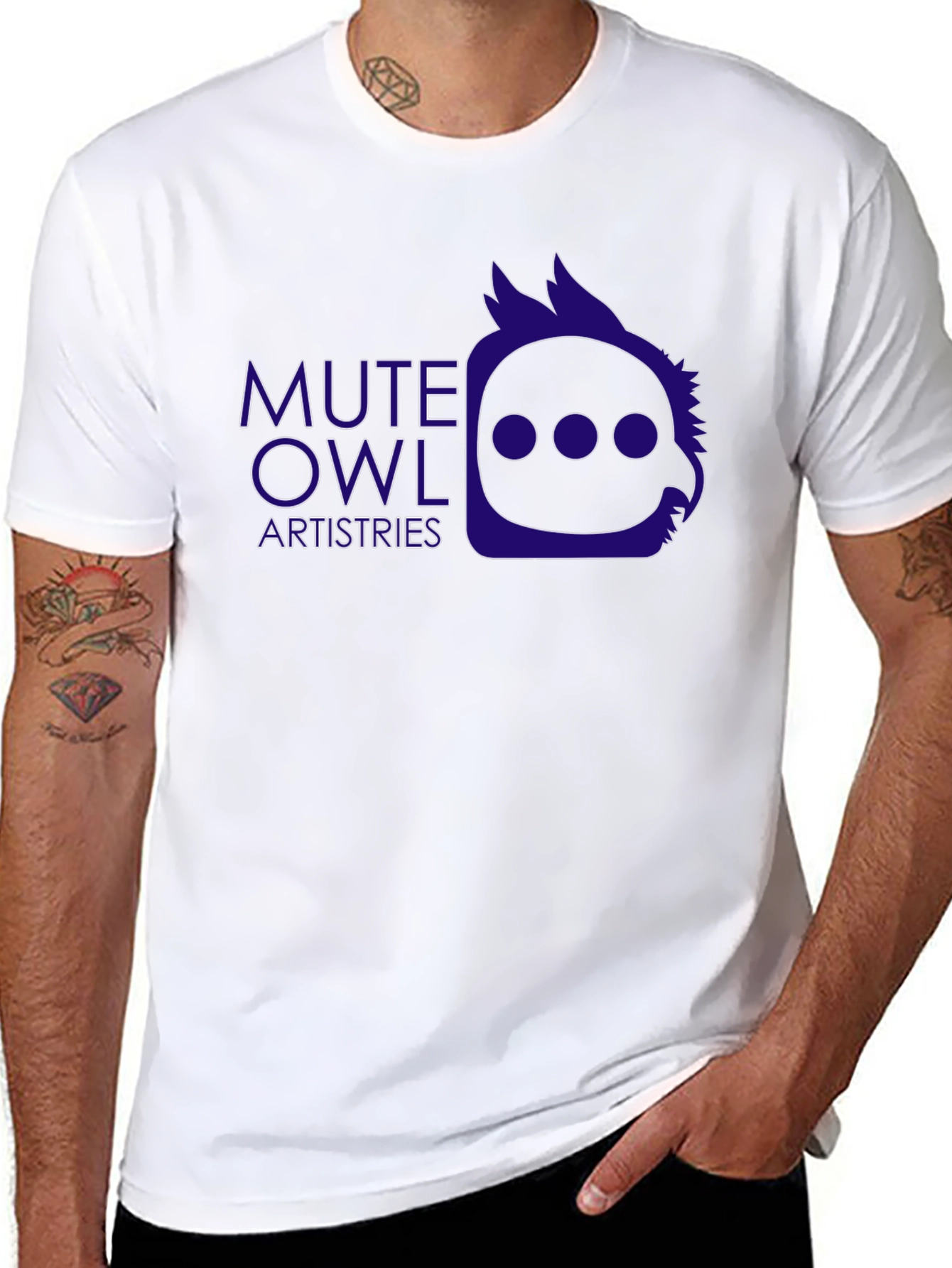 Mute Owl Artistries Graphic Tee - Black