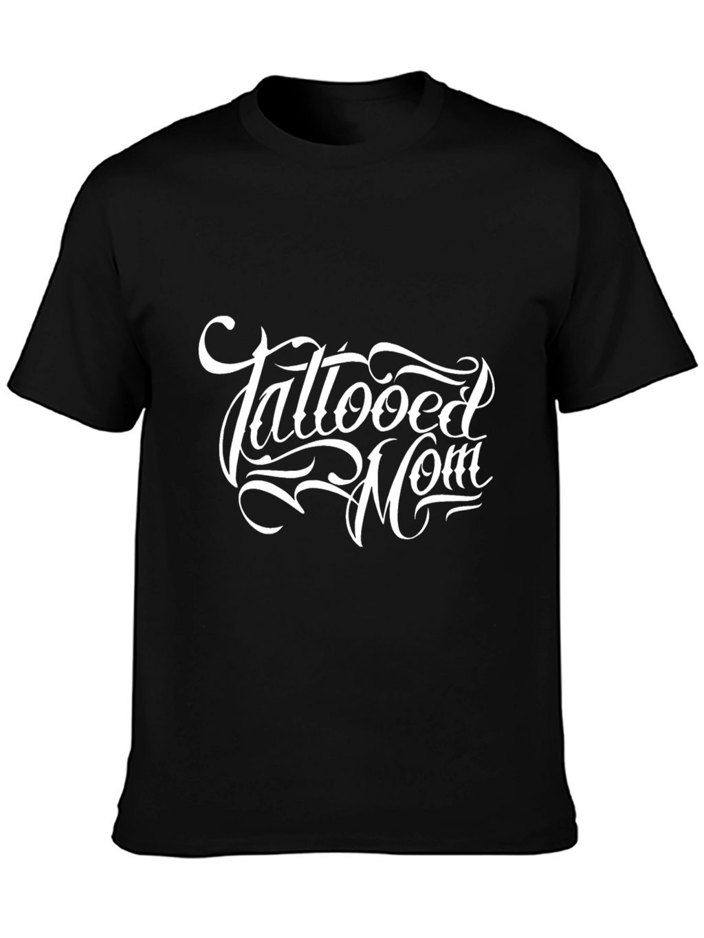 Tattooed Mom Graphic Tee - Black T-Shirt