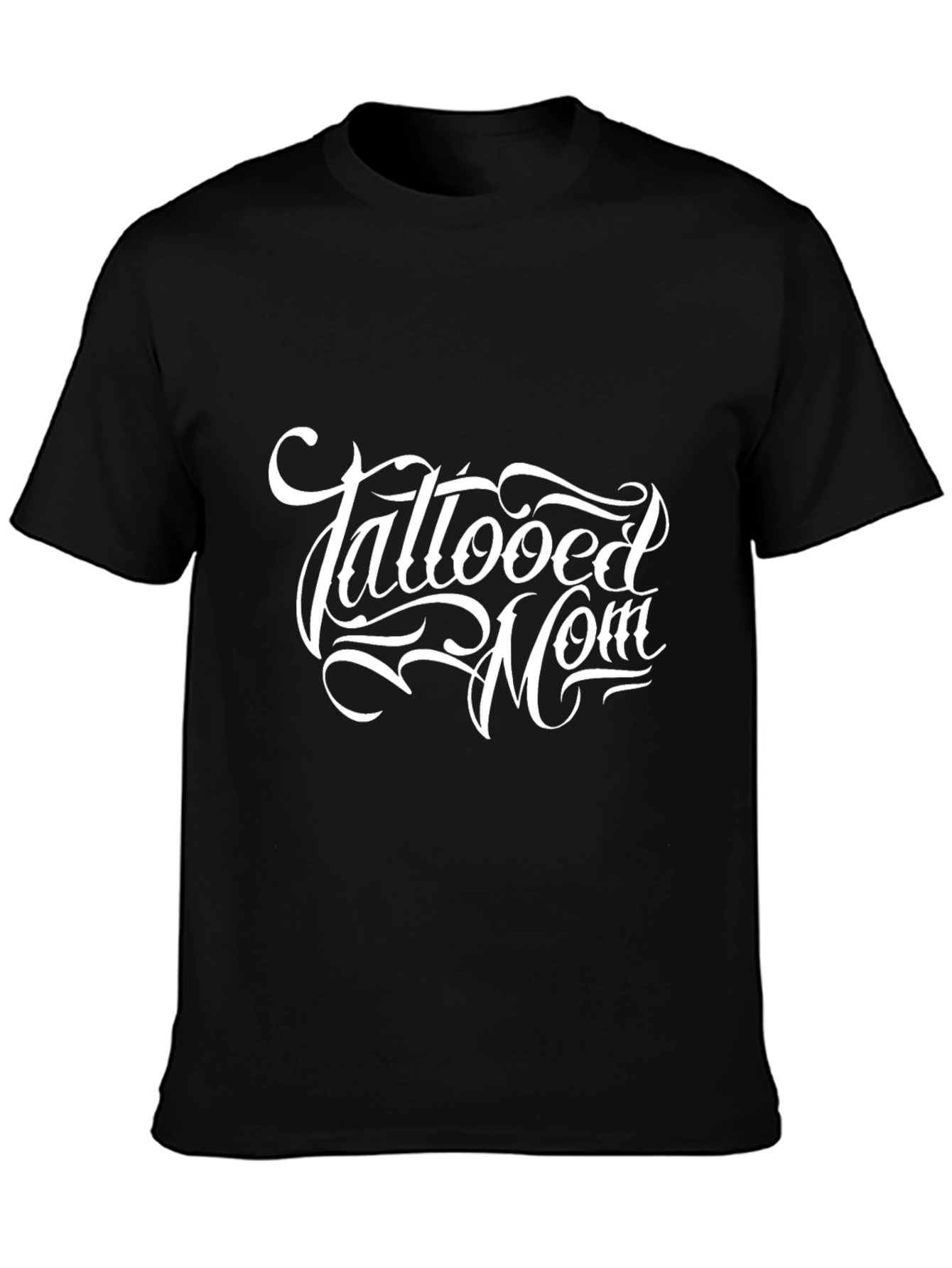 Tattooed Mom Graphic Tee - Black T-Shirt