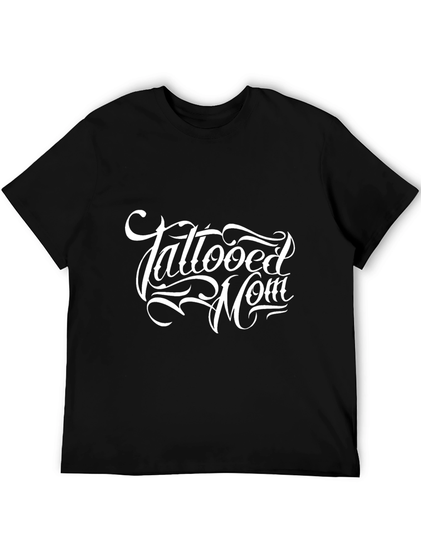 Tattooed Mom Graphic Tee - Black T-Shirt