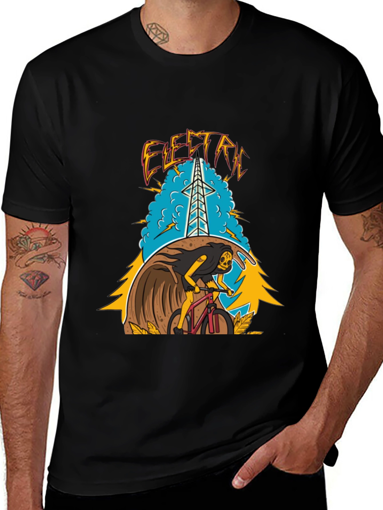 Electric Bike Ride Graphic Tee