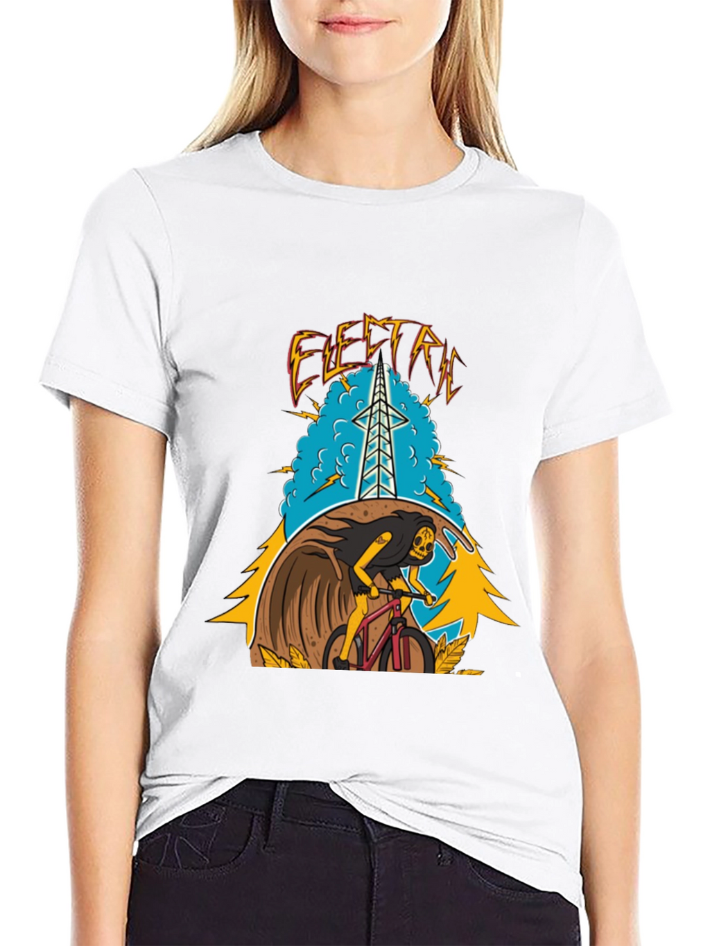 Electric Bike Ride Graphic Tee