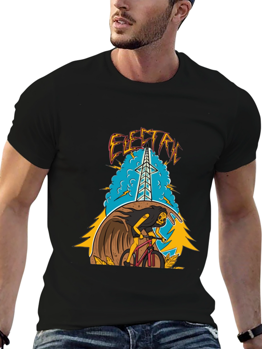 Electric Bike Ride Graphic Tee