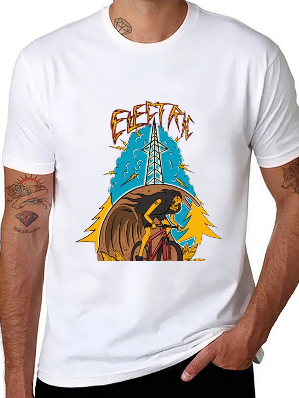 Electric Bike Ride Graphic Tee