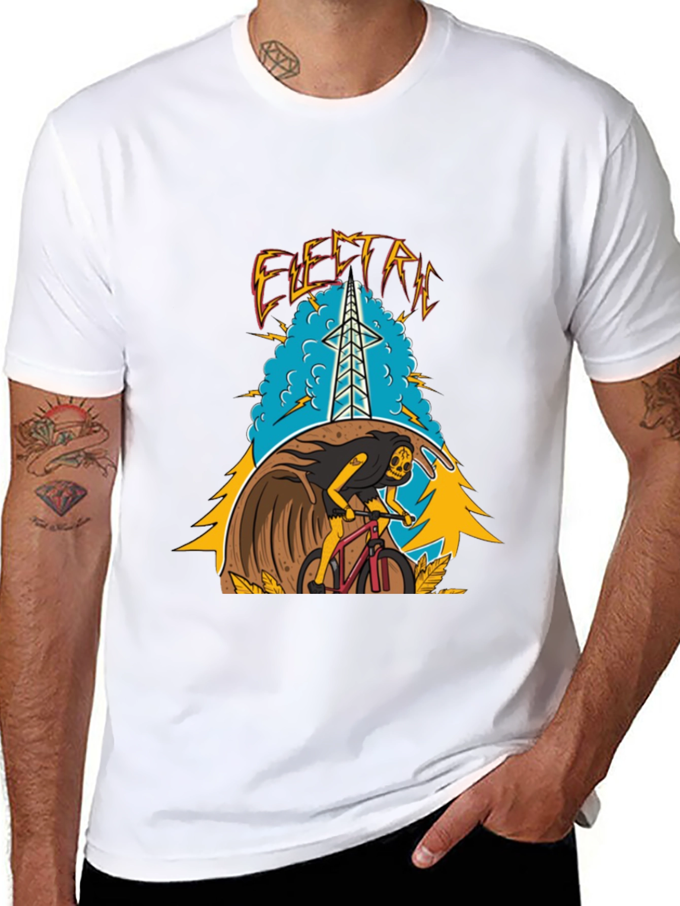 Electric Bike Ride Graphic Tee