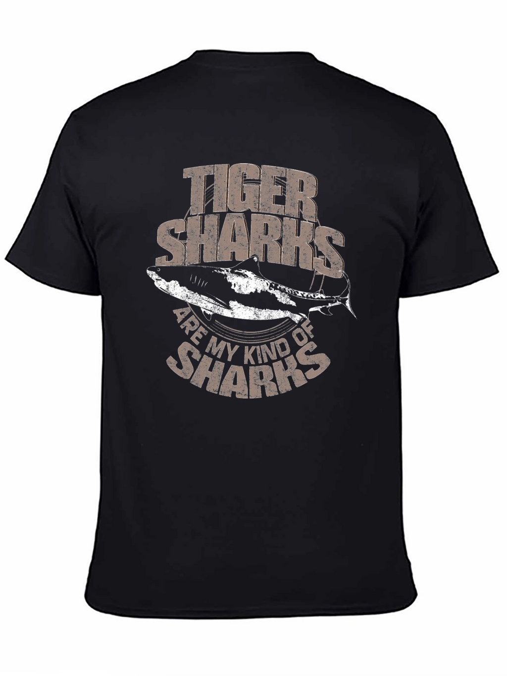 Tiger Sharks Graphic Tee - Mens Black T-Shirt