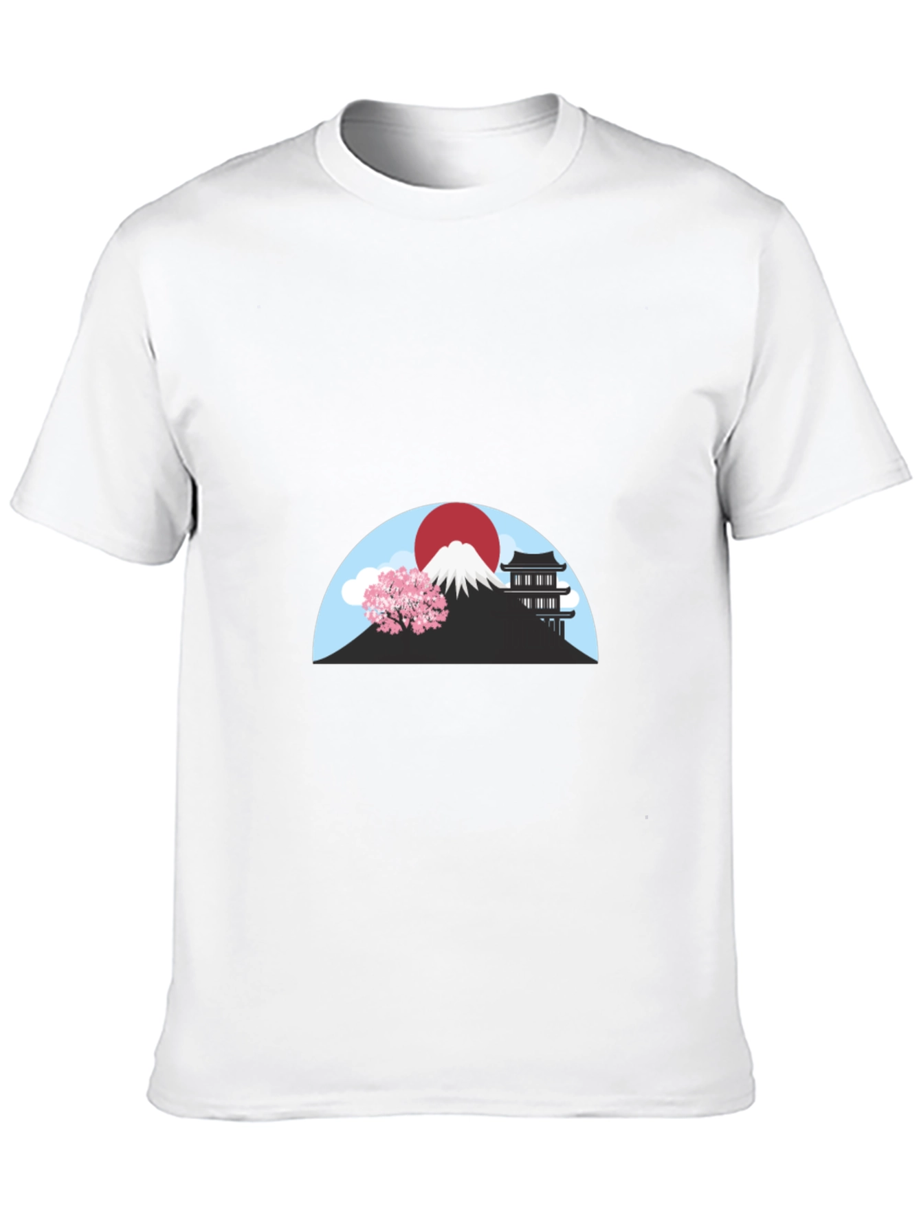 Japanese Landscape Graphic T-Shirt