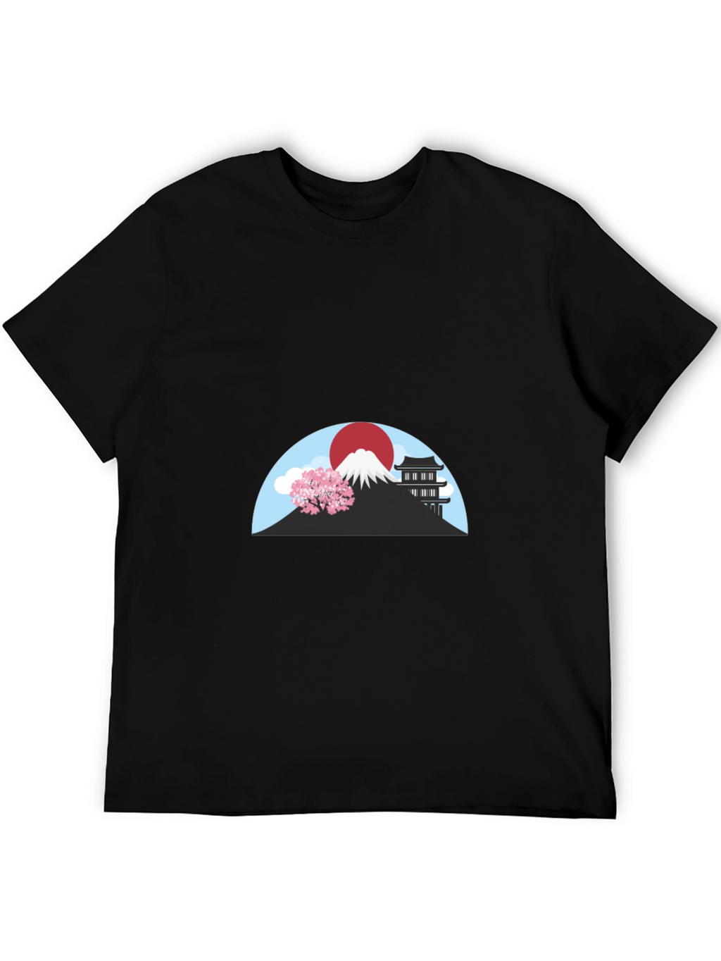 Japanese Landscape Graphic T-Shirt