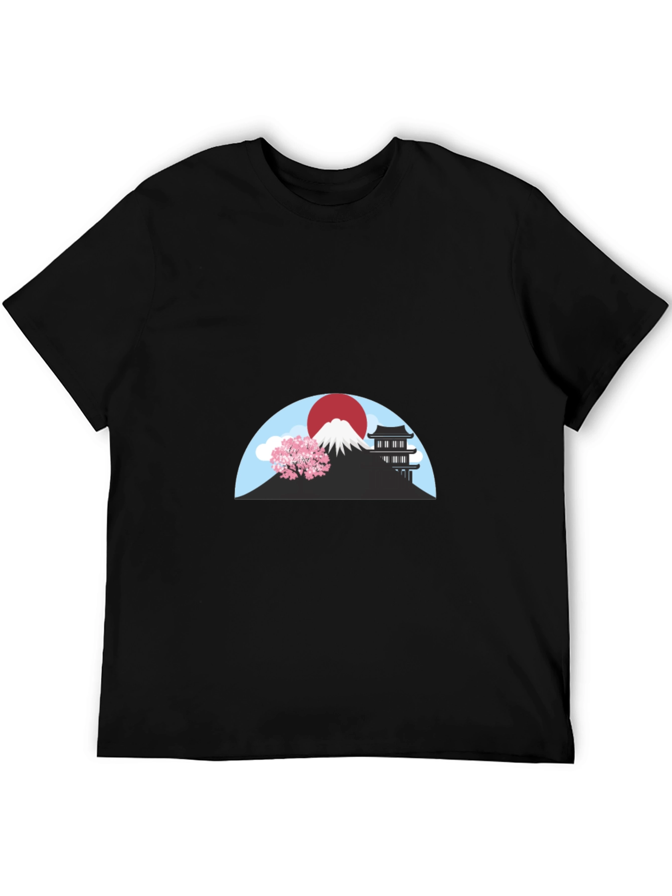 Japanese Landscape Graphic T-Shirt