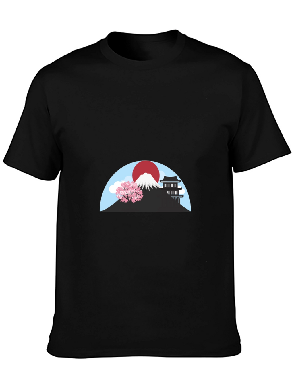 Japanese Landscape Graphic T-Shirt