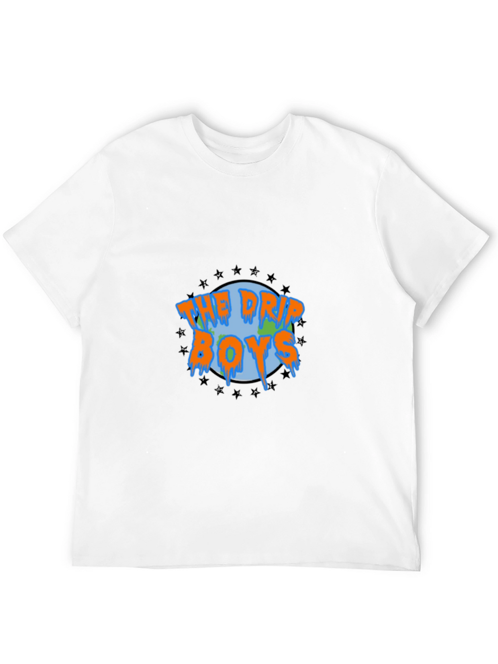 The Drip Boys Graphic Tee - Black Cotton T-Shirt