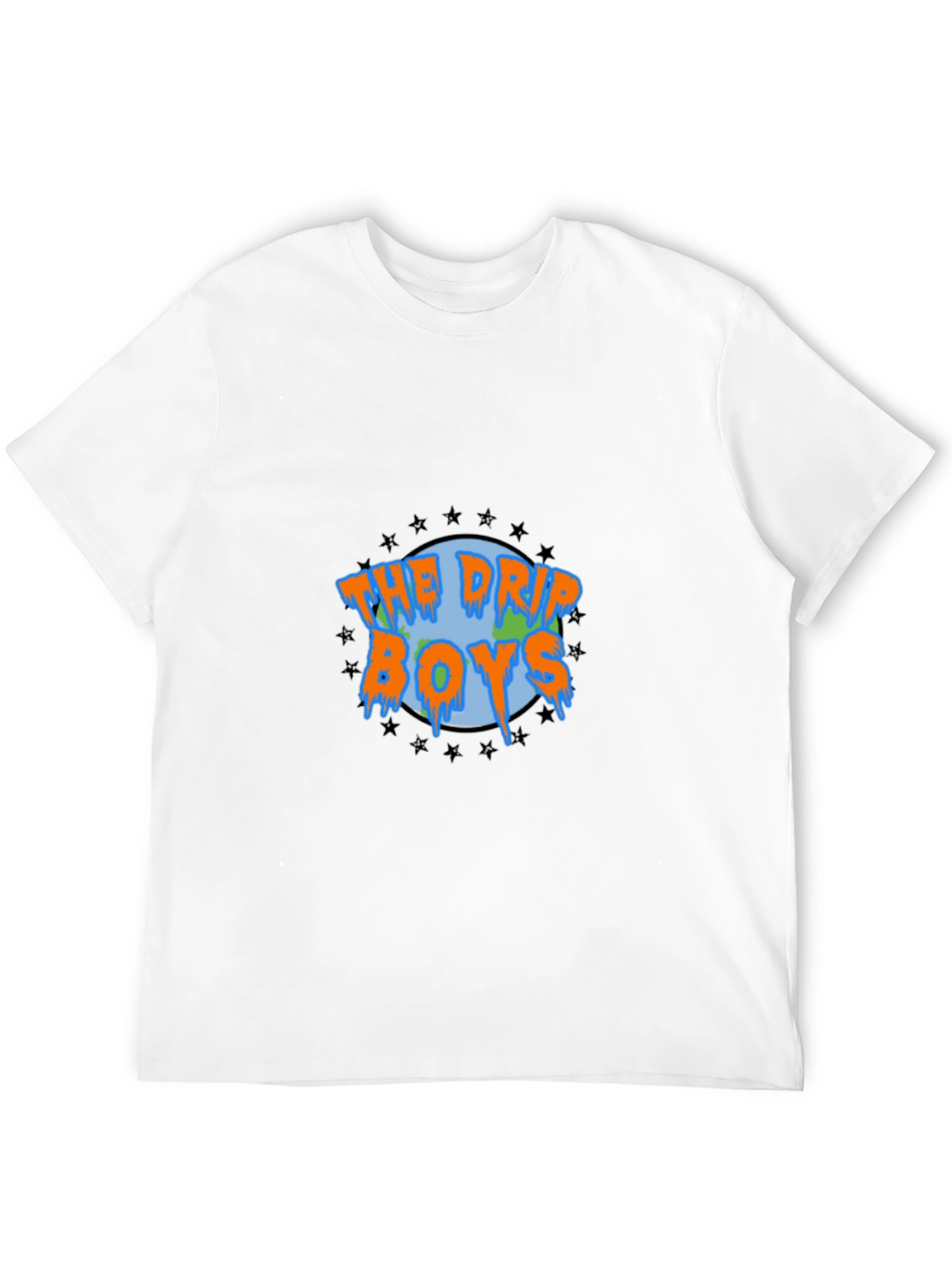The Drip Boys Graphic Tee - Black Cotton T-Shirt
