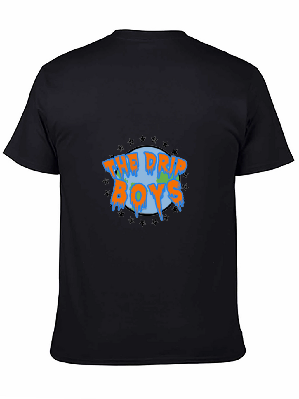 The Drip Boys Graphic Tee - Black Cotton T-Shirt