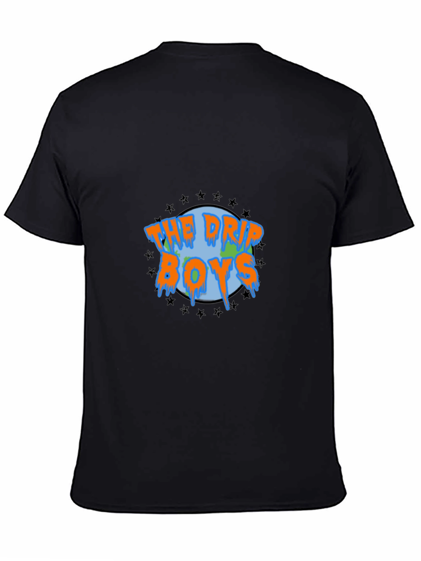 The Drip Boys Graphic Tee - Black Cotton T-Shirt